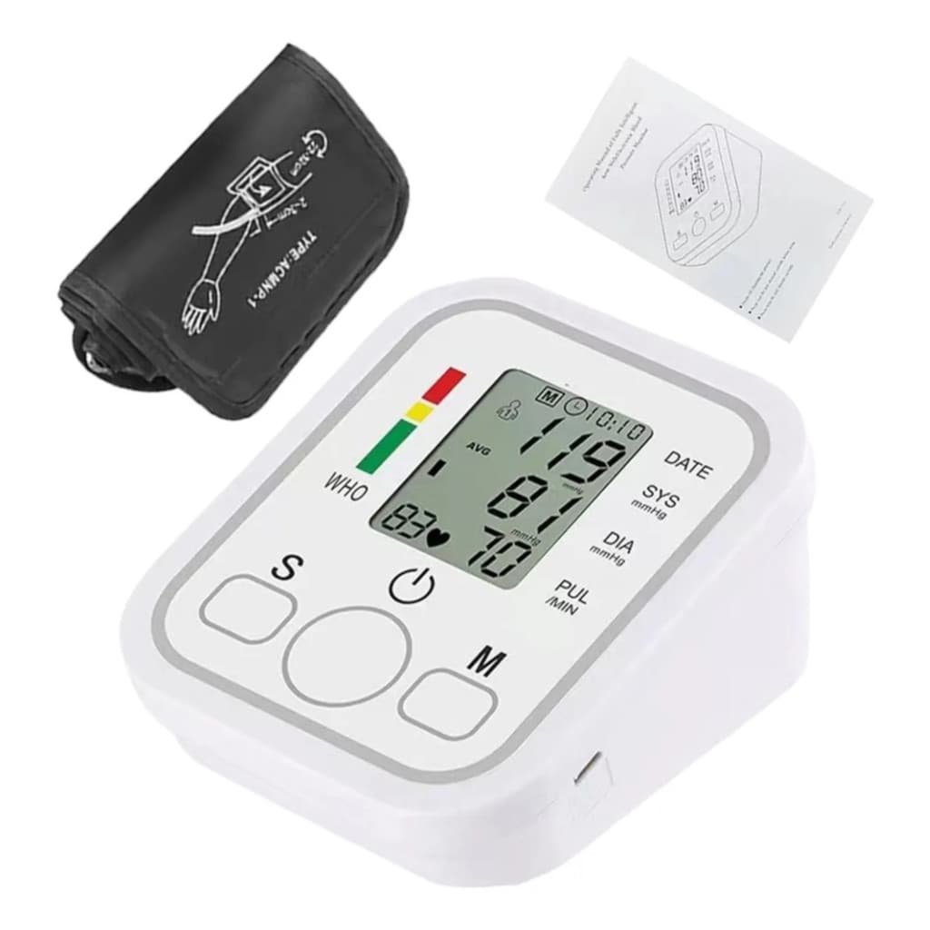 Aparelho Medidor Profissional Pressão Arterial Braço Smar...