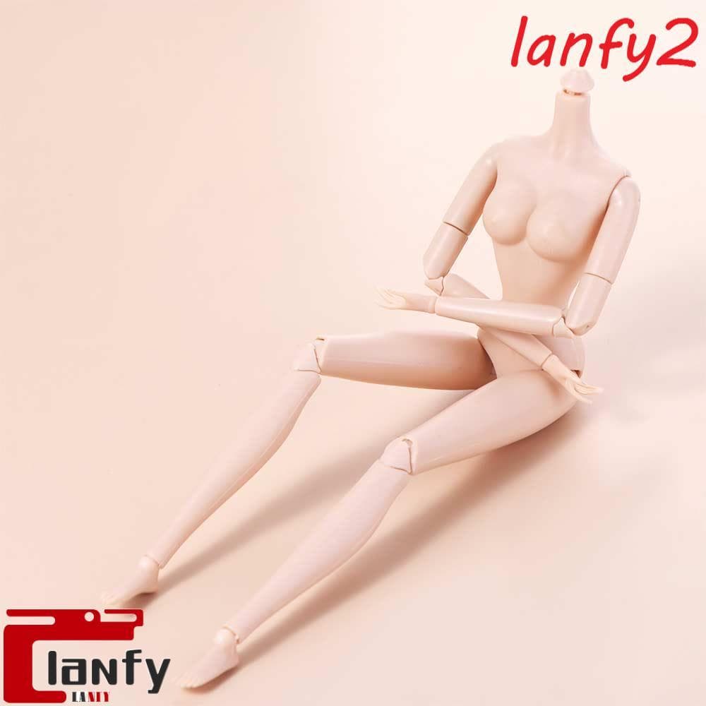 LANFY Brinquedos De Boneca Nua De Pele Branca , Sólida 1/6 , Bonecas BJD Nuas Articuladas Super Modelo Móvel