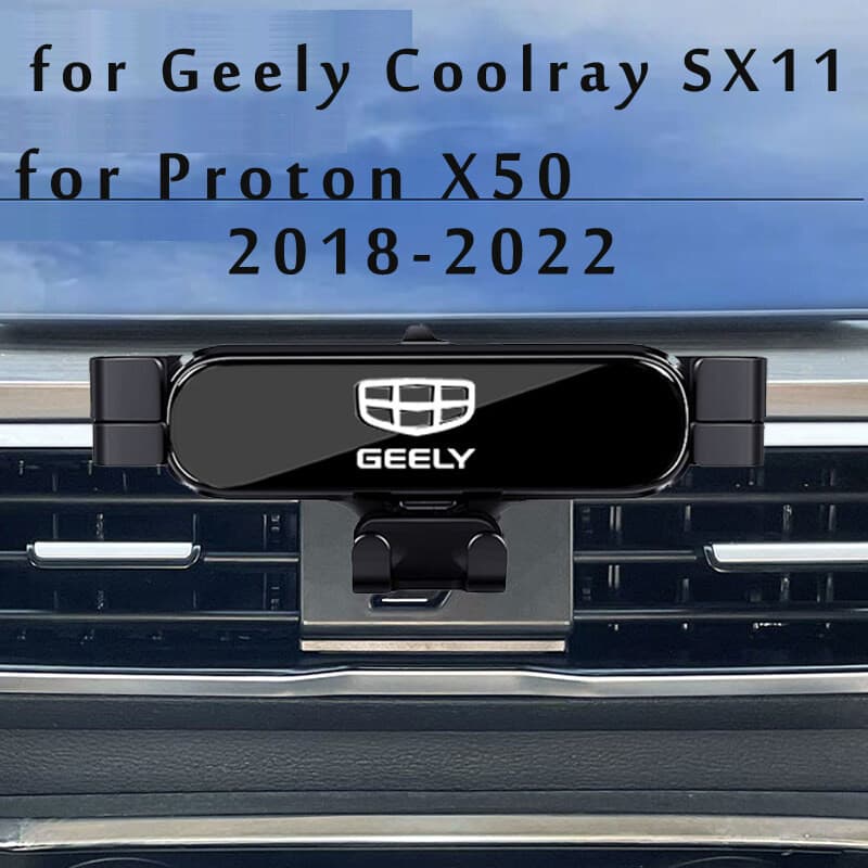 Suporte Universal para Telefone de Carro para Geely Coolray SX11 Proton X50 2022, Suporte de GPS Rotacionável em 360 Gra