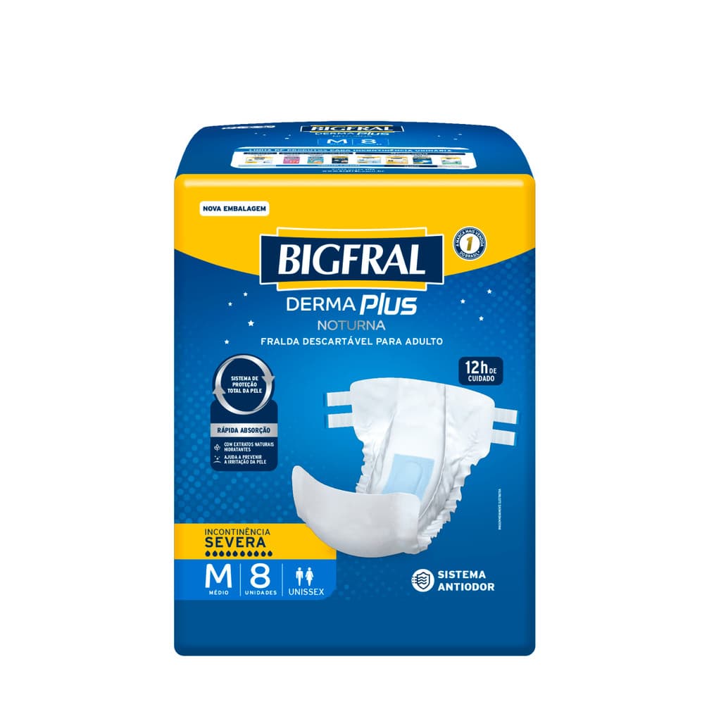 FRALDA GERIATRICA BIGFRAL PLUS NOTURNA