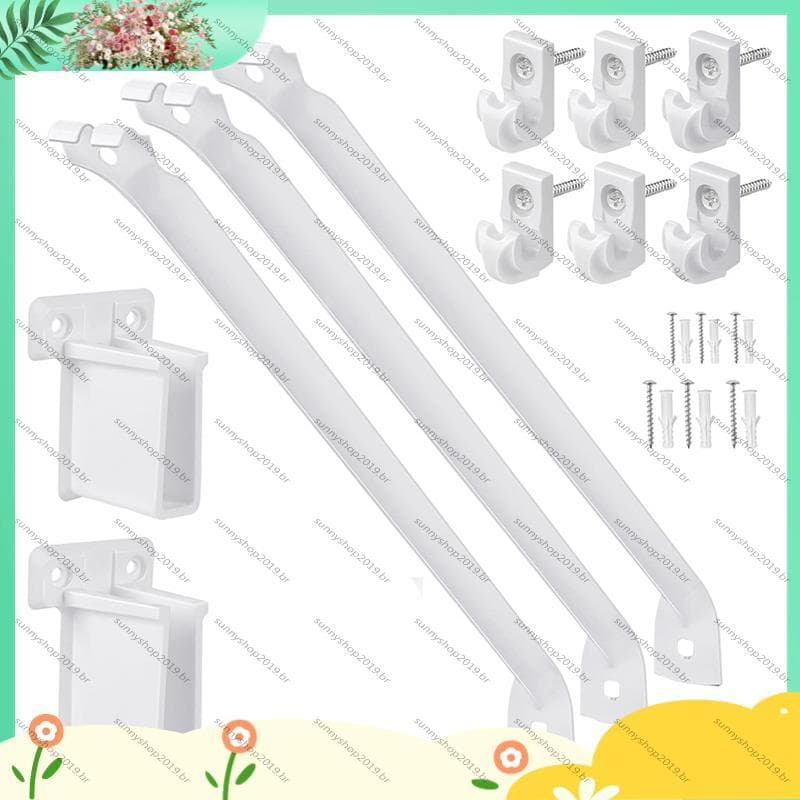💖[Bestseller S] Conjunto De Suportes De Prateleira De Arame Prateleiras Profundas Para Guarda-Roupa E Suporte De Parede