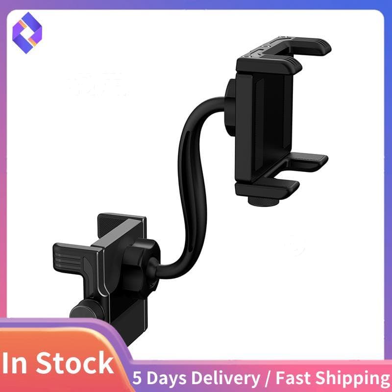 Clipe Universal Para Smartphone Rotativo Suporte Do Telefone Carro Espelho Retrovisor Gravador De Condução Traço Cam