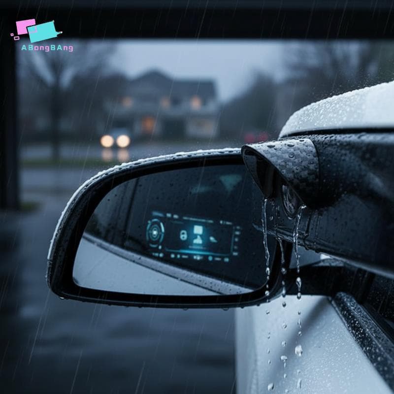 Abongbanghn Câmera De Visão Traseira Do Carro Escudo Chuva 1/2/4 Pçs Macio À Prova Dwaterproof Água PVC Capa Protetora S