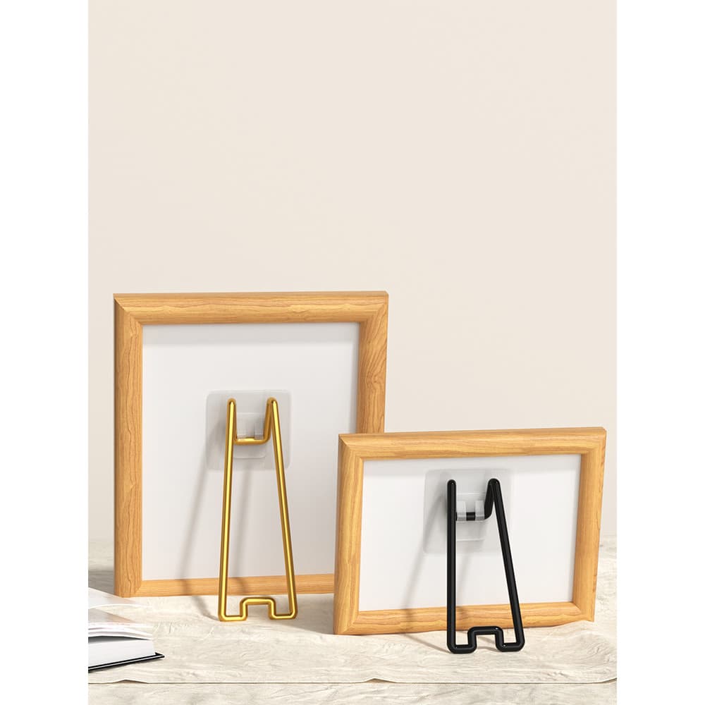 Suporte para moldura de foto, suporte traseiro para álbum de fotos, suporte fixo para mesa de balanço, prateleira para m
