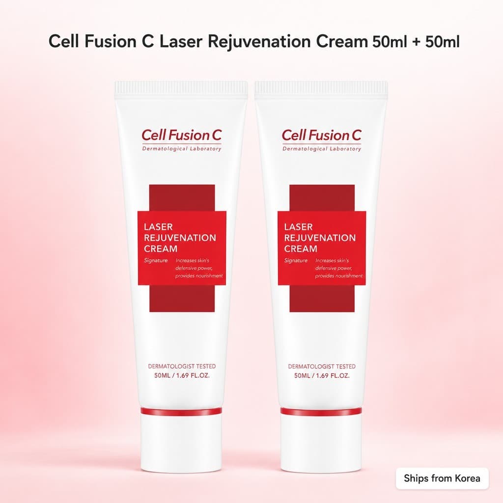 CELL FUSION C Laser Rejuvenation Cream 50ml x2 - Hidratante Anti-idade Coreano