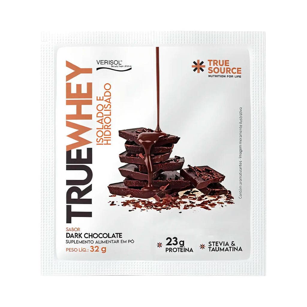 True Whey Protein True Source 32g Sabor Dark Chocolate