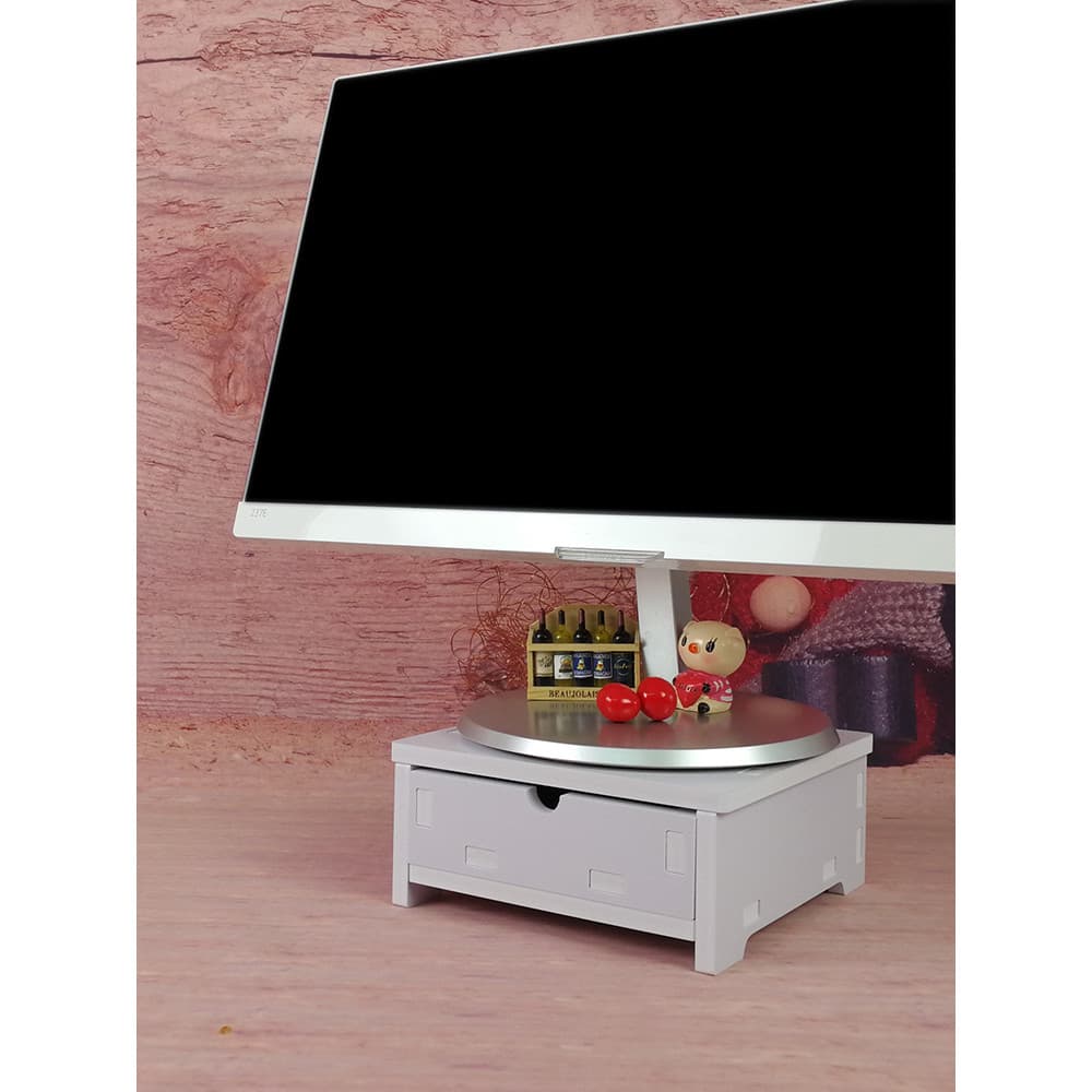 Monitor de computador desktop aumentando Rack caixa escritório desktop armazenamento Mini tamanho pequeno único dupla ca