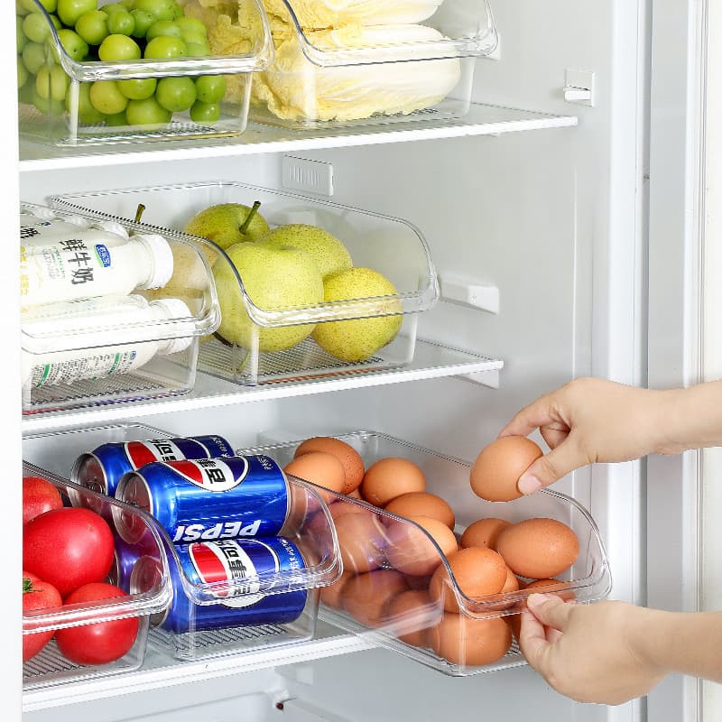 ￼ Caixa de armazenamento para refrigerador, ferramenta de armazenamento e organização, caixa de gaveta, caixa de armazen