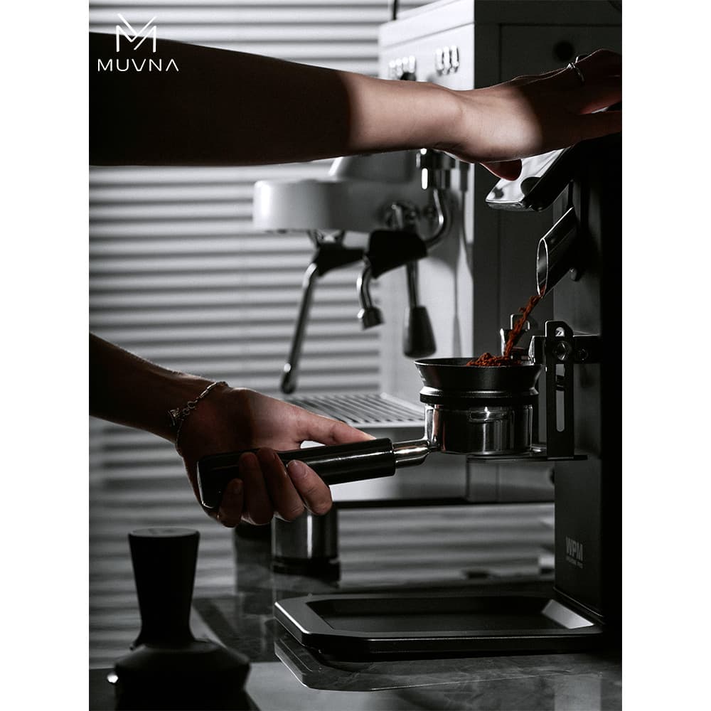 Muvna muvna máquina de café expresso alça anel de recepção de pó magnético 51/53/58mm cartão externo Universal pó Anti-v