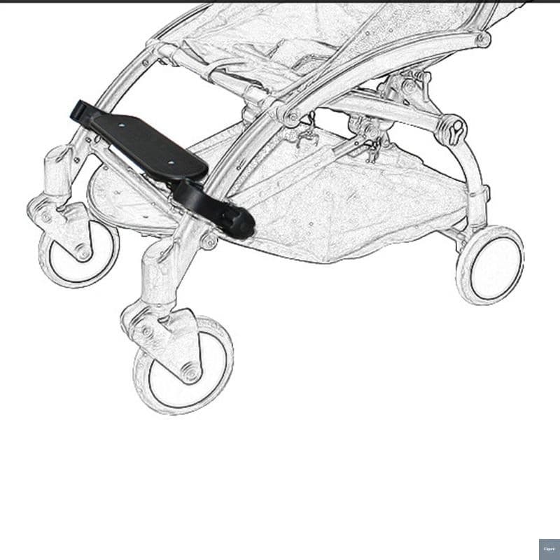 Footboard Ajustável Para Carrinho-Pedal De Apoio Os Pés Do Bebê Carrinhos Infantis