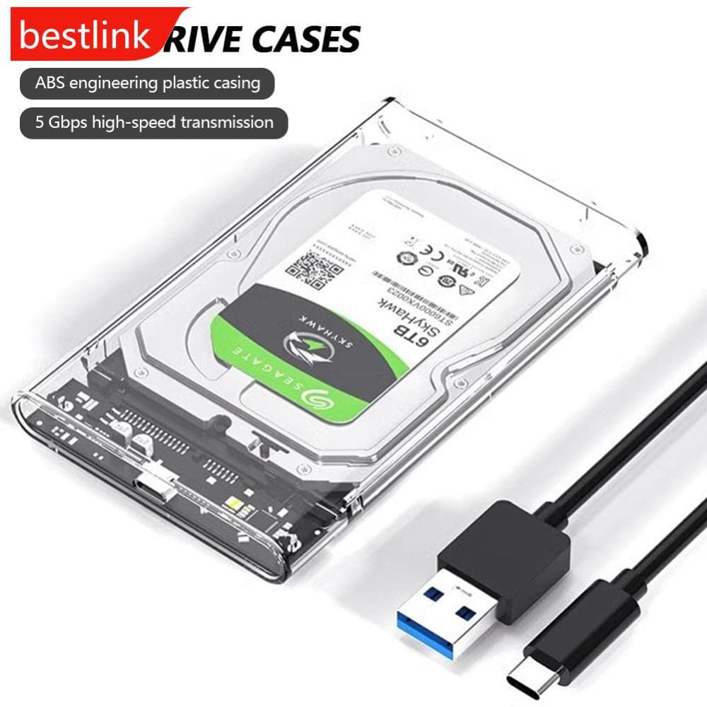 BESTLINK Externo 2.5 Polegadas USB3.0 HDD Caso 5 Gbps Disco Rígido Gabinete De SATA SSD Armazenamento Para Laptop PC Pre