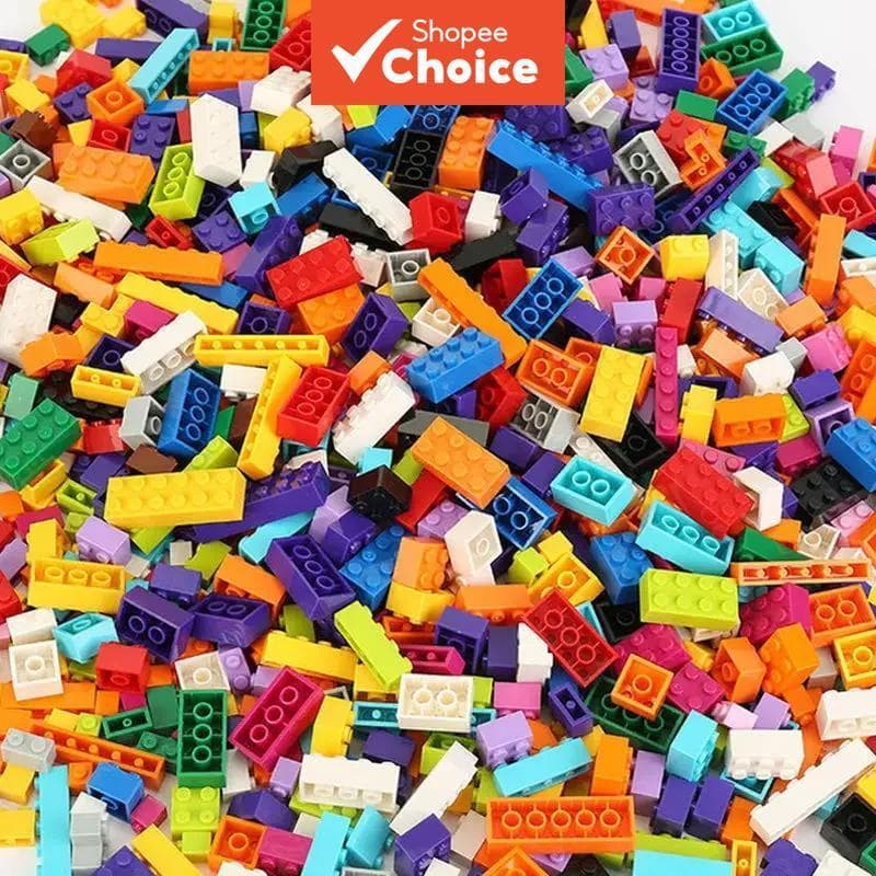 Lego DIY Criativo Grande Conjunto Cidade Clássico Blocos De Construção Montar Presente Aniversário Brinquedos Educativos