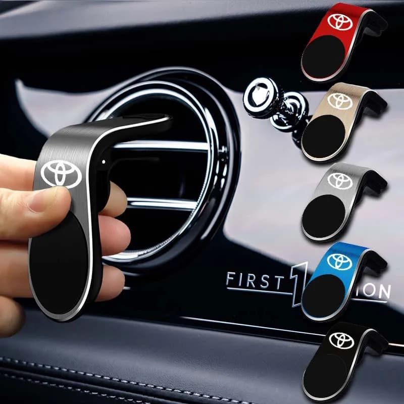 Suporte Magnético para Telefone em Forma de L para Carro, Suporte para Smartphone para Toyota Wish, Vios, Corolla Cross,