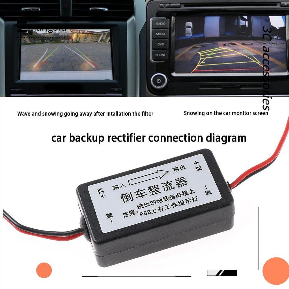 Tela Do Monitor Conector Filtro MARIGOLD Para Retificador De Visão Traseira Carro