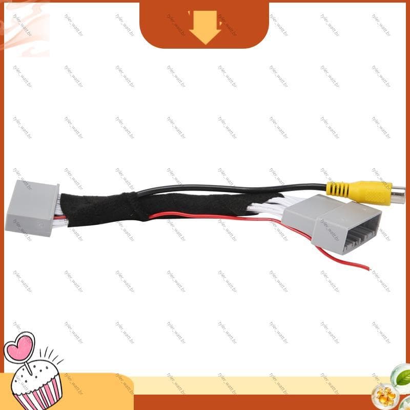 [tyler_w] Adaptador De Câmera De Visão Traseira Do Carro , Cabo De Chicote De Fios , Conector De Vídeo Para EXI 2012-201