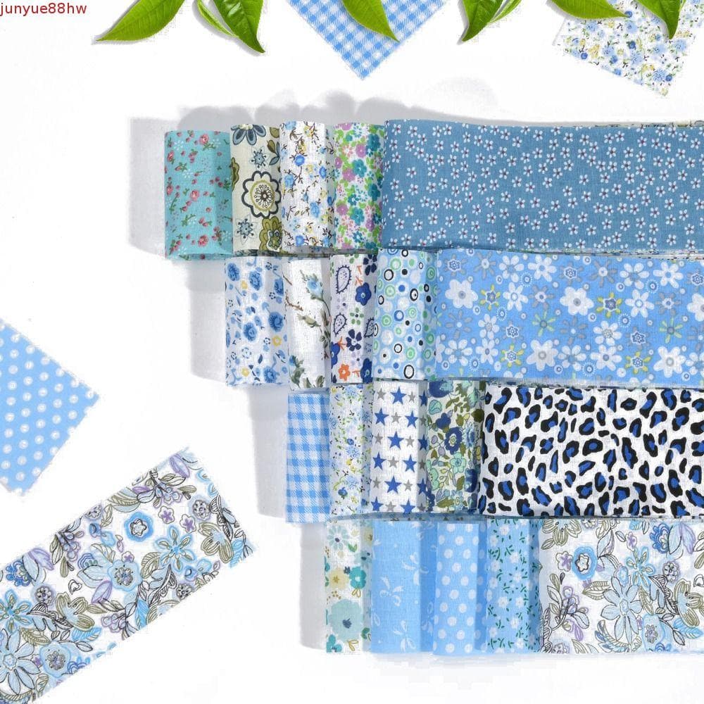 JUNYUE 40 Peças De Tecido Patchwork , De Algodão Floral DIY Impresso Colorido Material De Costura De 6.5 Cm