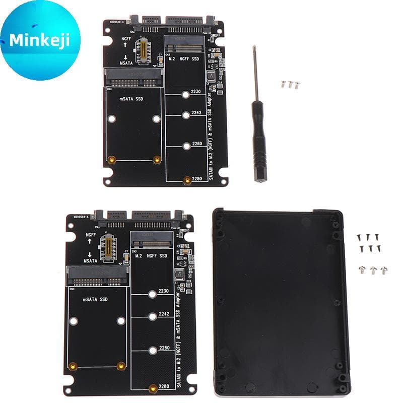 Milleji NGFF Para SATA 3 Gabinete HDD Externo Adaptador MSATA SSD M . 2 Placa Adaptadora De Protocolo br