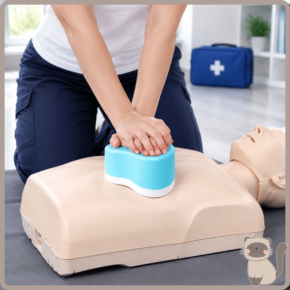 Kit De Treinamento Cardíaco De Rcp , Modelo De Compressão Portátil Ensino De Primeiros Socorros Click Feedback