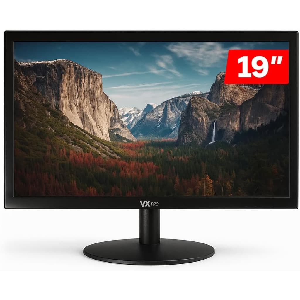Monitor Gamer VXPRO 19 Polegadas FullHD 75hz HDMI VGA Bivolt