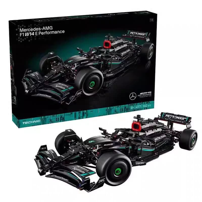 Compatível com o conjunto mecânico Lego Technic, carro de corrida Mercedes-Benz F1, brinquedo de blocos de montar 42171.