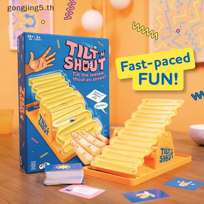 gongjing5 . TH Emocionante Balanço Gangorra Inclinação N Shout Jogos De Tabuleiro Engraçado Família Mesa Quebra-Cabeça B