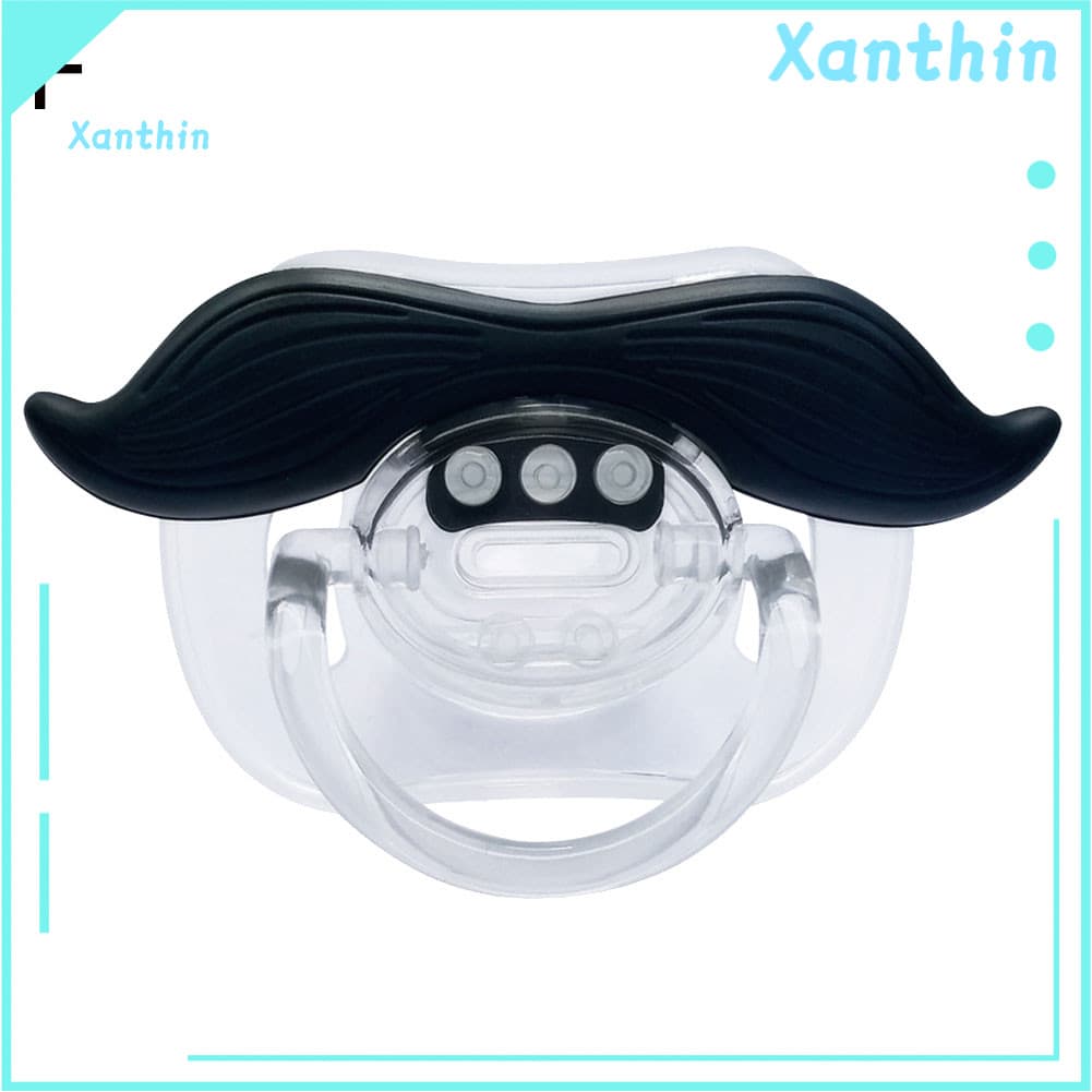 Engraçado Barba Bigode Infantil Bebê Silicone Chupeta Tetina Manequim Chupetas