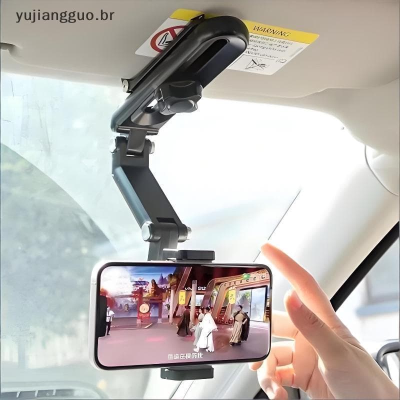 # Novo Suporte Universal Para Telefone Carro , Montagem Giratória Ajustável 360 , Forte Aderência , Multifuncional Uso E