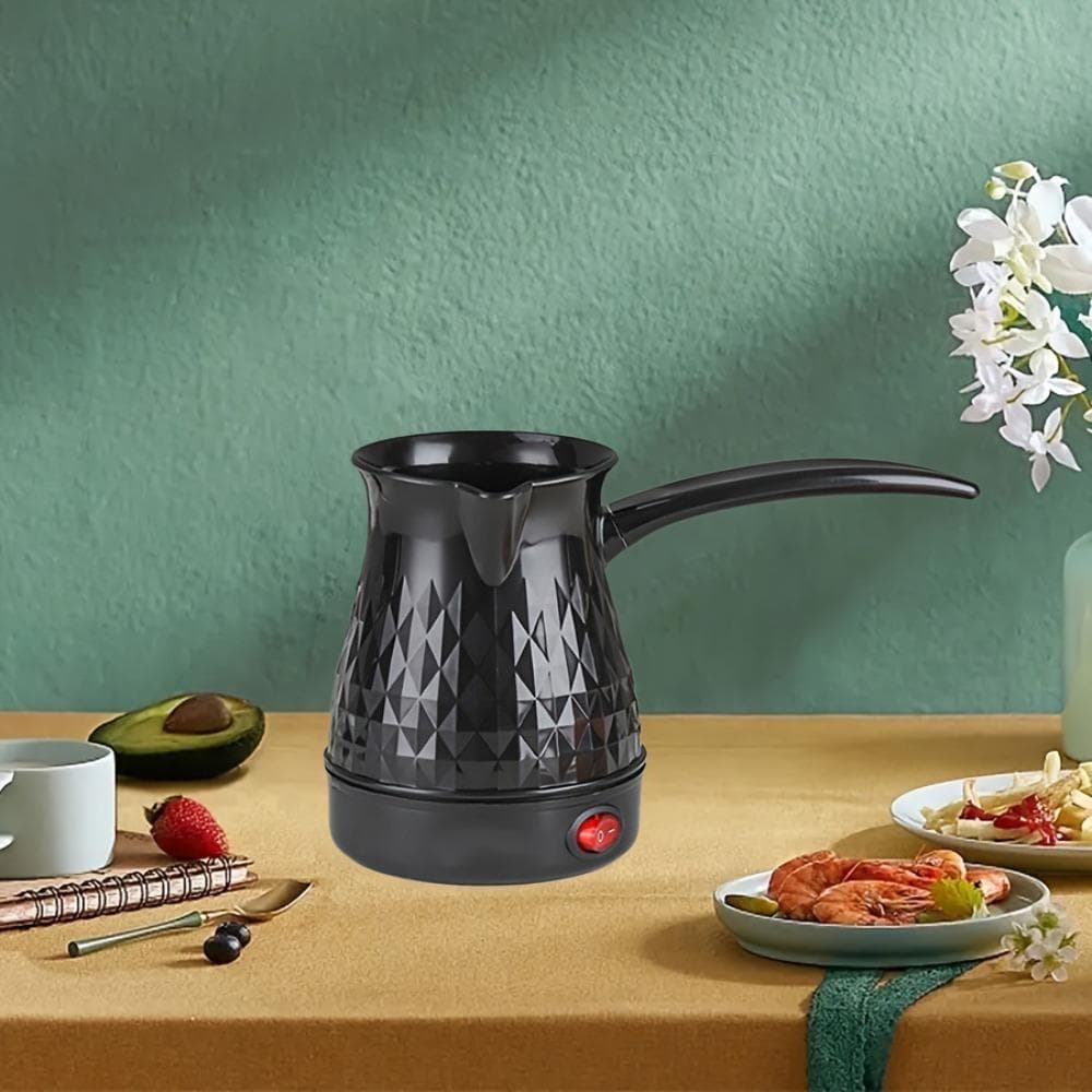 Cafeteira Turca , Chaleira Elétrica De Café Expresso De 600 W , Mini Ergonômica De Plástico Com Alça Longa