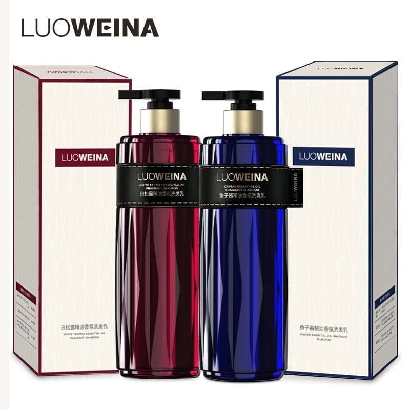 Qiancome roba trufa branca Caviar óleo essencial shampoo hidratante reparação macio anti-caspa shampoo anti-coceira