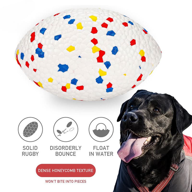 Rugby Sólido Interativo Futebol Brinquedos para Cães Brinquedo Cachorro De Mastigar ETPU Bola