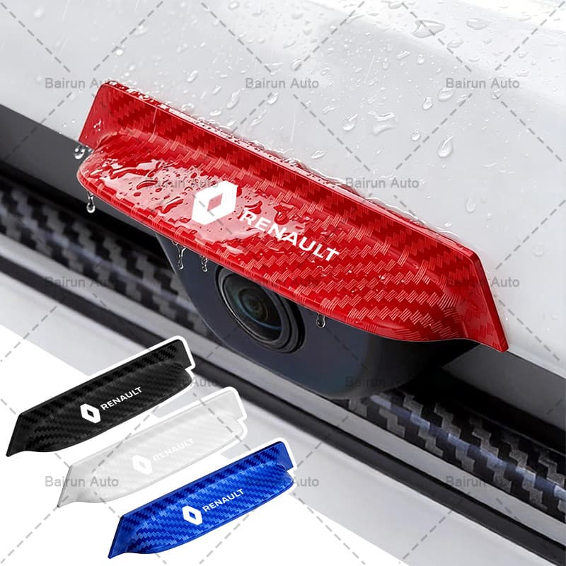 1/2pcs Câmera Traseira Do Carro Capa De Chuva ABS Escudo Da De Backup ﻿ Para Renault Megane 2 3 Duster Logan Clio Laguna