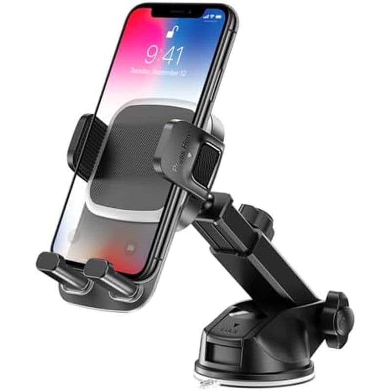 Suporte Para Telefone Carro Zpana , 360 ° Ajustável Do Celular Pára-Brisa Painel Veículo Com Base Da Ventosa & amp ; Bra
