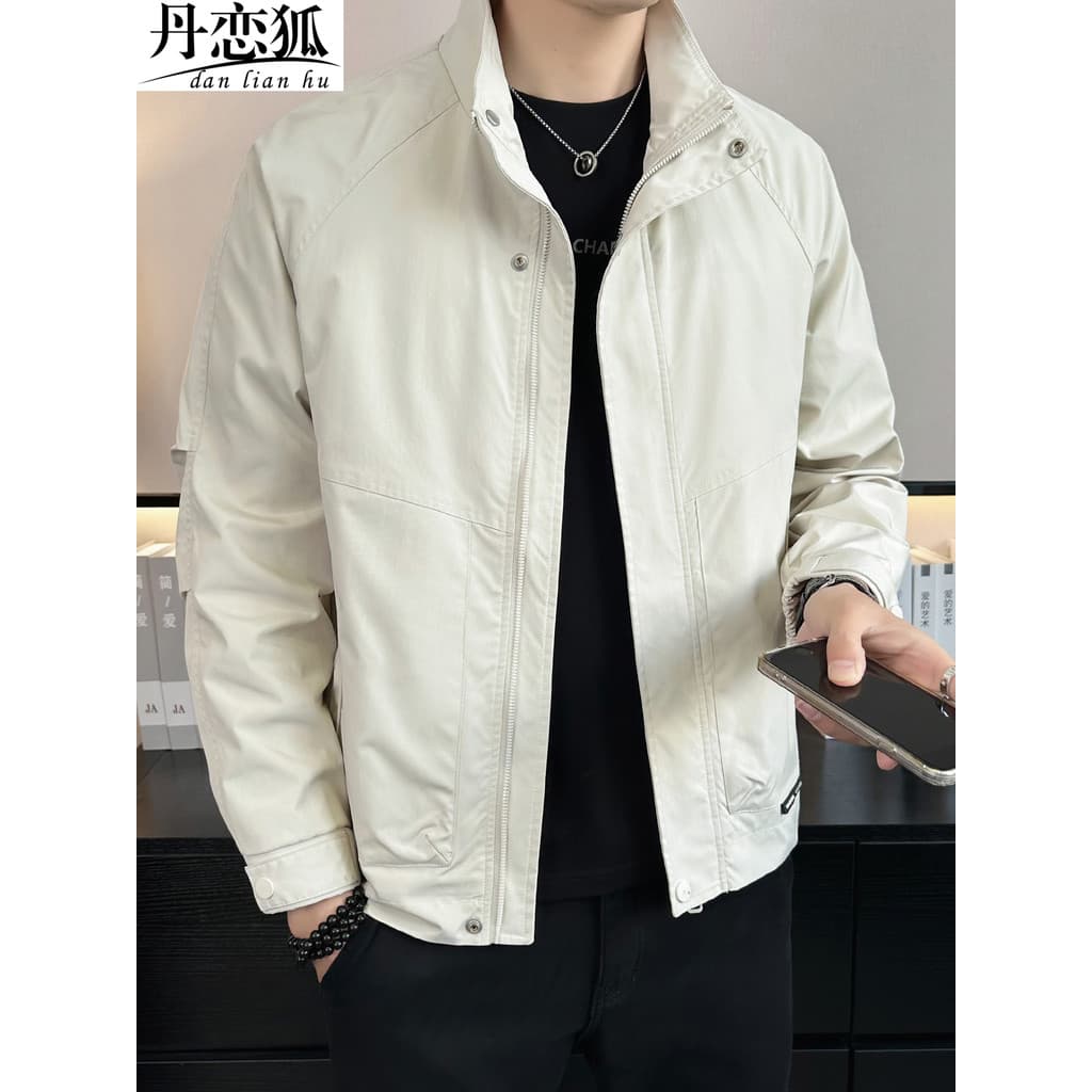 2026 novo produto primavera gola alta jaqueta masculina primavera jaqueta na moda ferramentas marca jaqueta masculina pr