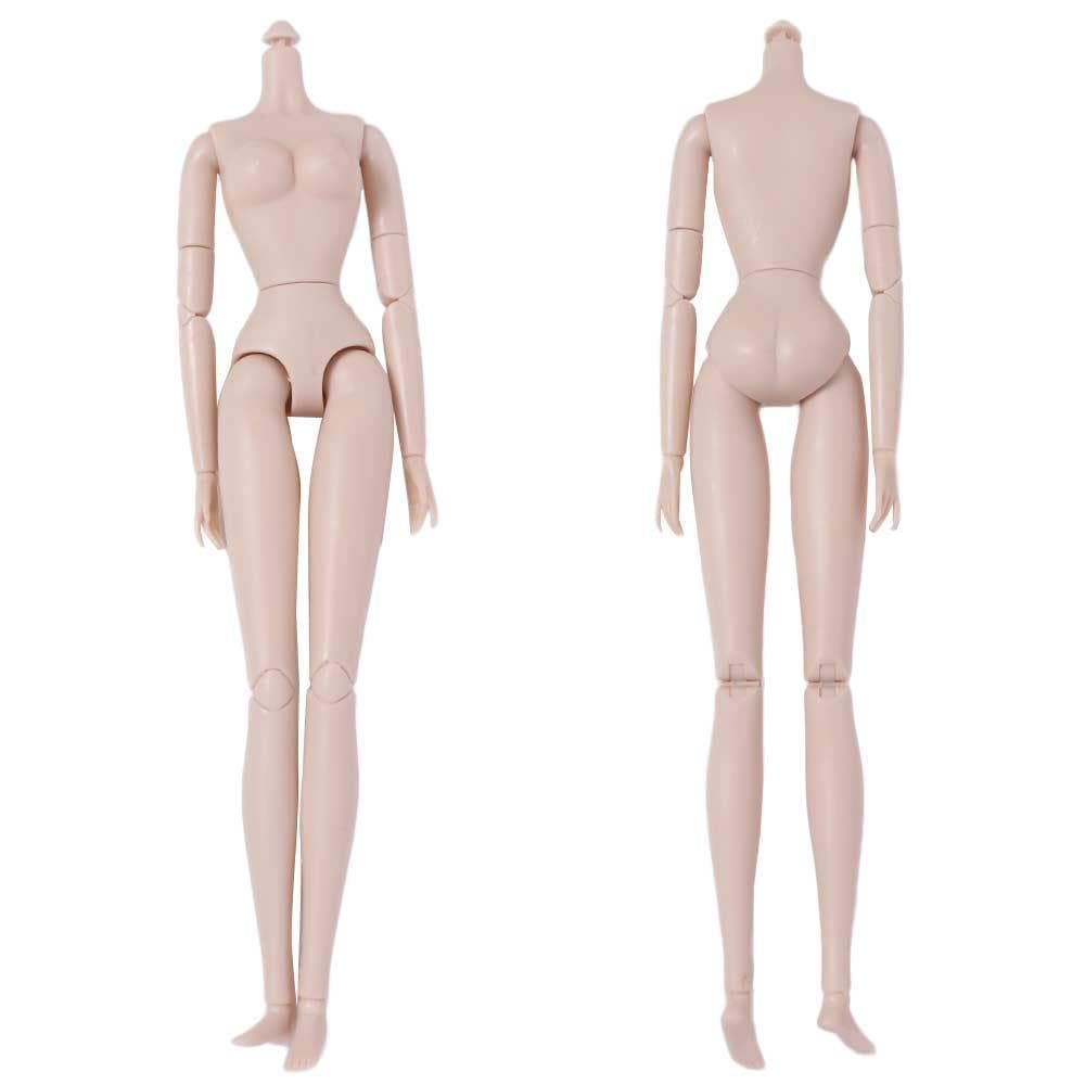 Brinquedos De Boneca Nua De Pele Branca , Sólida 28 Articulações Articuladas Bonecas BJD Nuas De Substituição 1/6 Super 