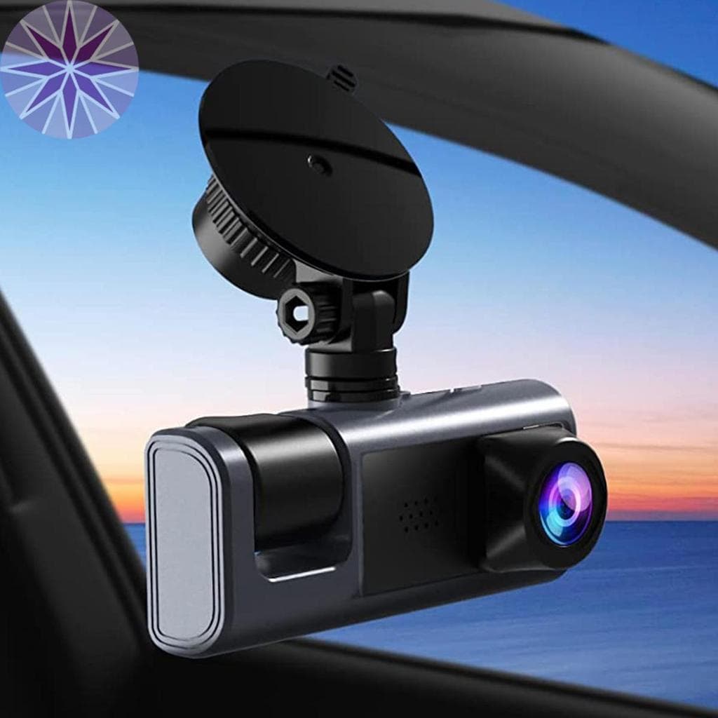 Gravador De Carro Dianteiro E Traseiro Com Câmera Dupla Para Carros Visão Noturna IR De Condução HD De 3 Canais SHOPCYC1