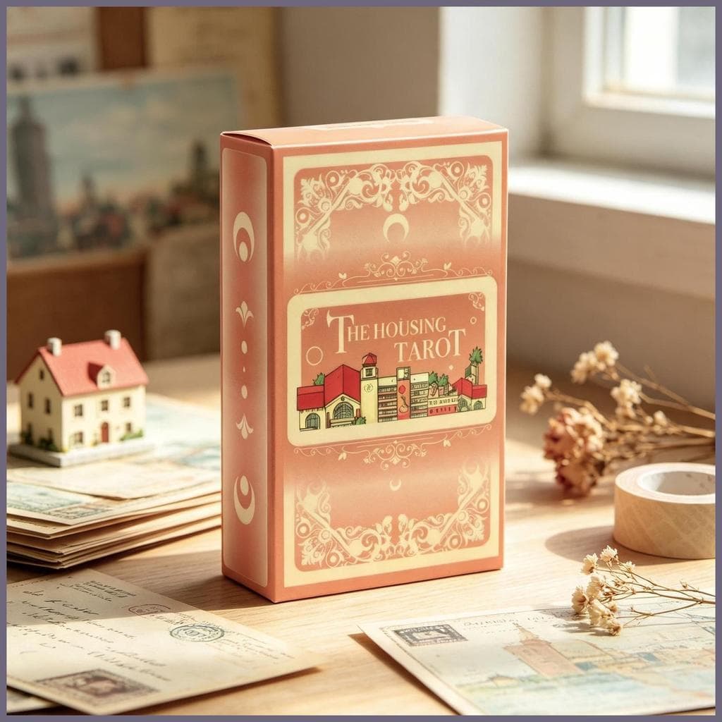 Habitação Cartas De Tarô Pintadas À Mão , Jogos De Festa Em Casa , Adivinhação Da Sorte , Jogo De Tabuleiro Para Família