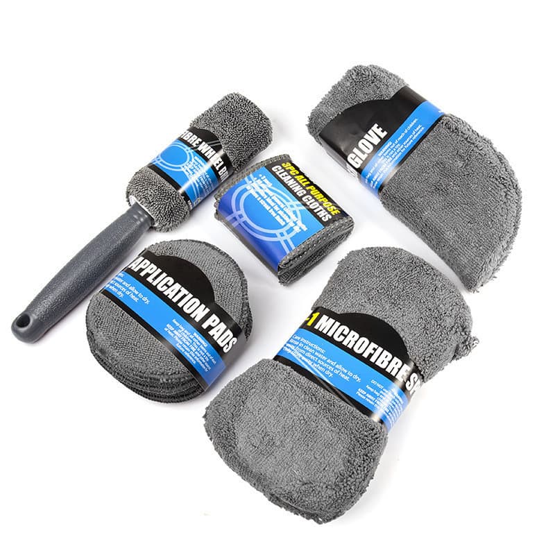 Ferramenta de limpeza de carro conjunto de 9 peças Kit de limpeza de lavagem de carro toalha de carro polimento depilaçã