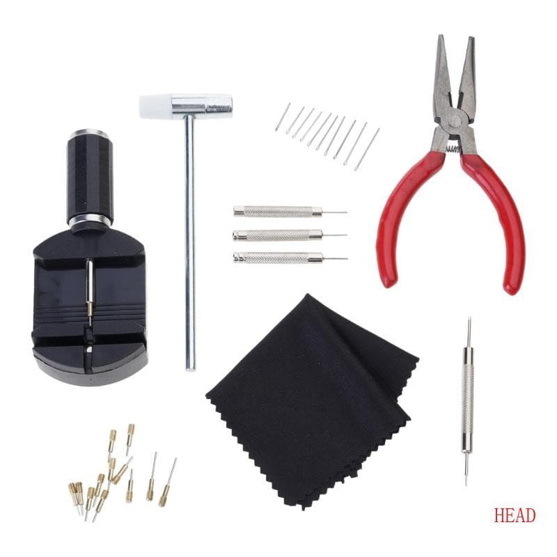 Kit Completo De Reparo De Relógio HEAD , Incluindo Removedores De Link E Ferramenta De Ajuste De Aço