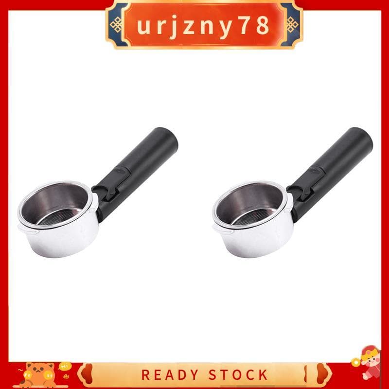 Portafiltro De Café Sem Fundo De Aço Inoxidável 51mm , 2 Peças Para Acessório Profissional De Cafeteira Expresso