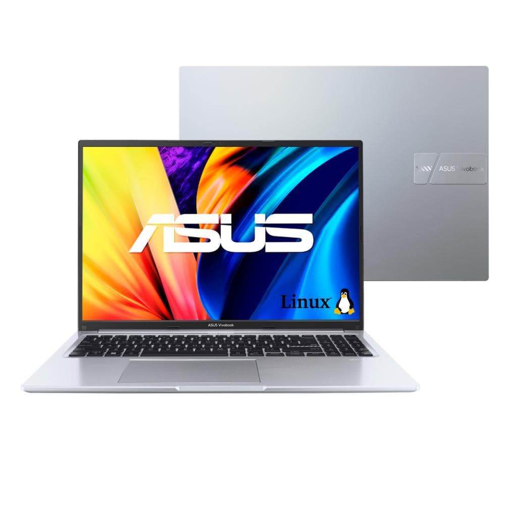 Notebook ASUS Vivobook 16 X1605VA Intel Core i7 1355U 8Gb Ram 512Gb SSD Linux Tela 16” IPS FHD MB742