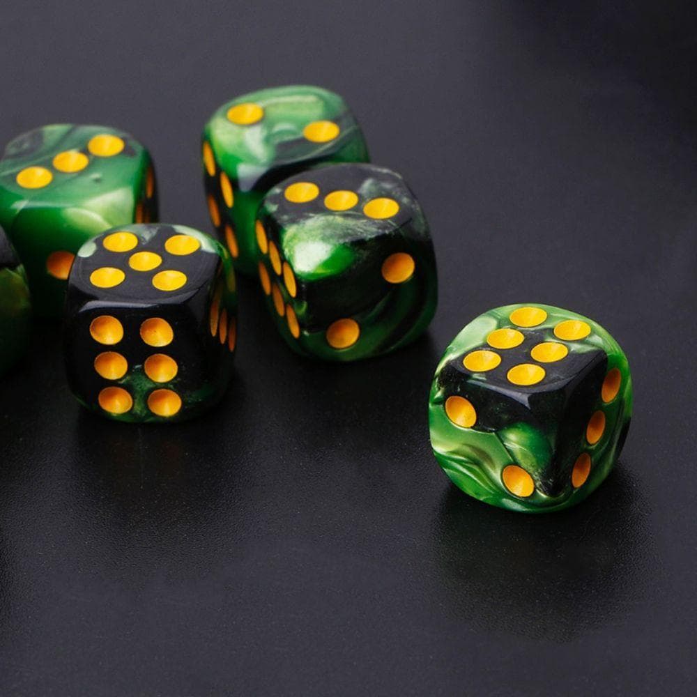 FTARLY Jogo Digital Dados De Quebra-Cabeça Seis Lados 12mm Jogos De Tabuleiro Jogando Festa Em Família Poliédricos