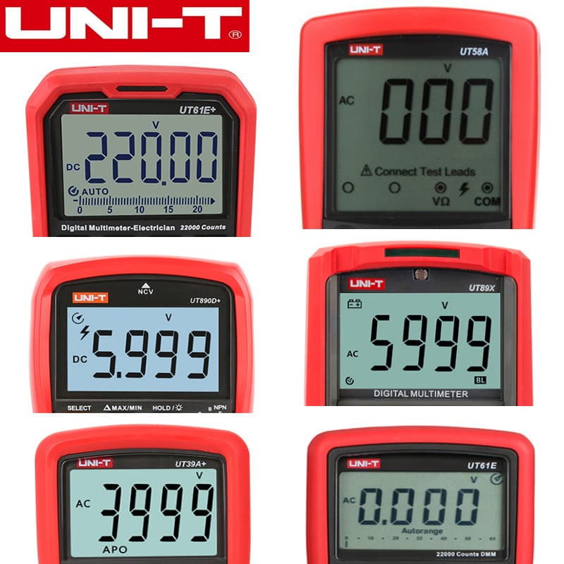 UNI UNI-T multímetro Digital braçadeira medidor lcd tela multímetro mau medidor reparação tela peças de reposição