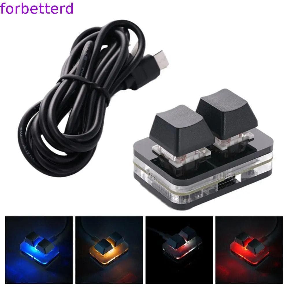 Copiar Colar Teclado , Acrílico Mini Personalizado De 2 Teclas , Mecânico Interruptor Vermelho