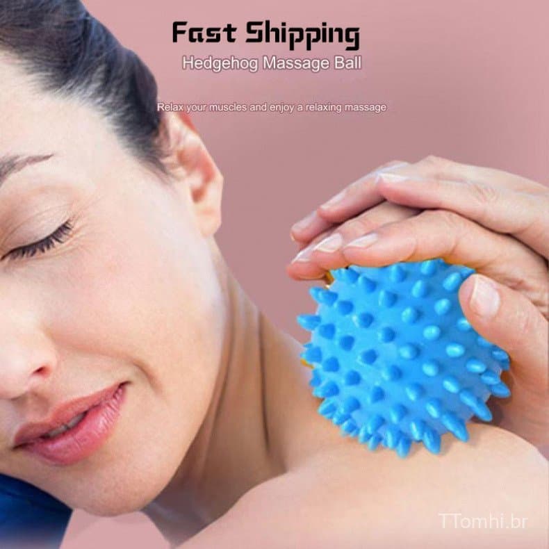 Bolas de Massagem com Pontas para Massagem Profunda nas Costas, Massageador de Pés, Fasciíte Plantar, Terapia Muscular P