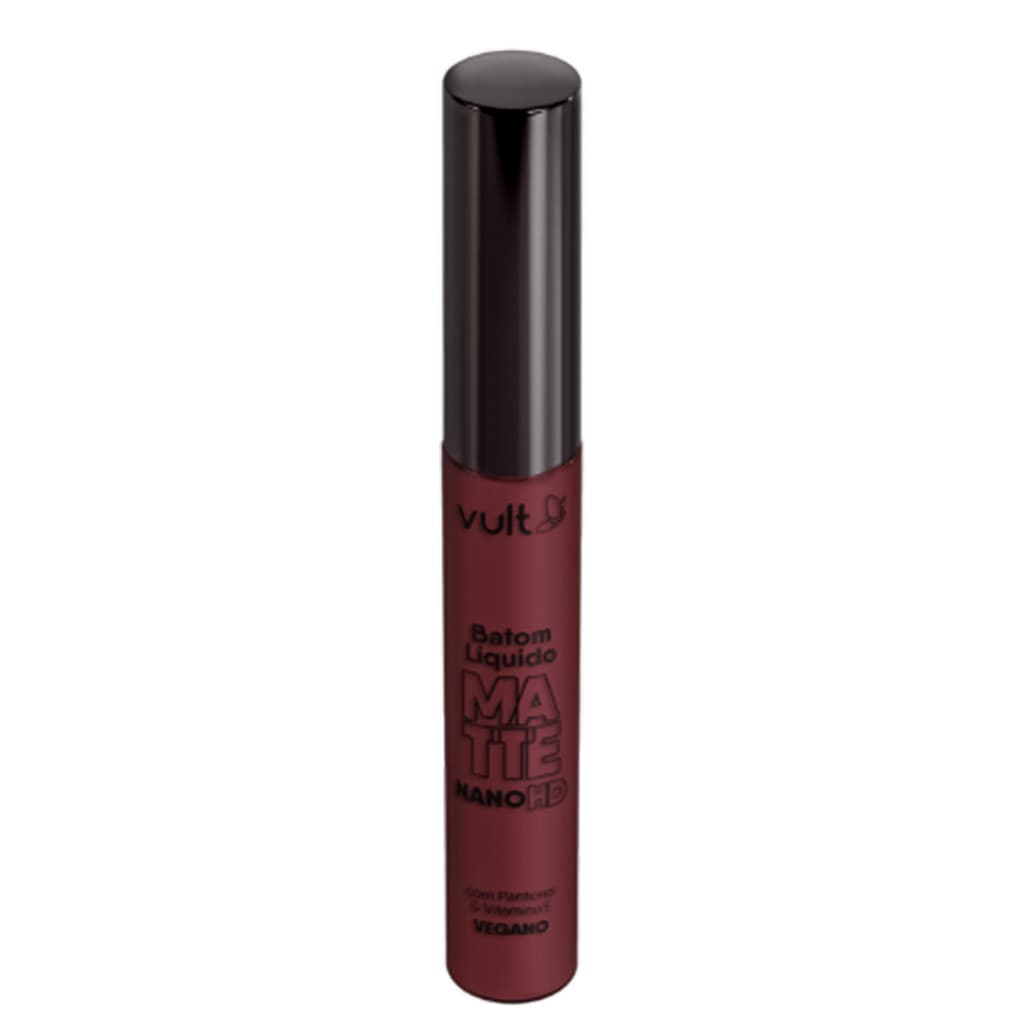 Vult Matte Nano HD Bordô - Batom Líquido 5ml