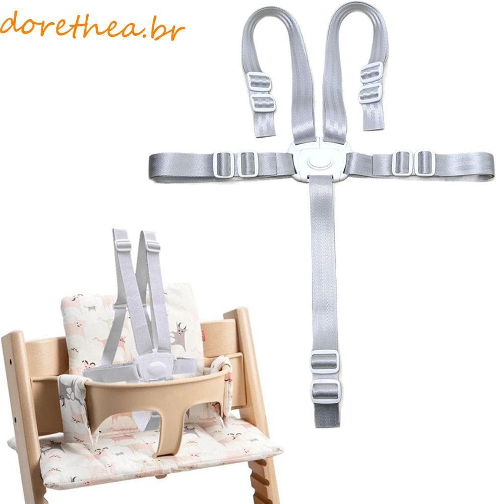 Correias De Cadeira Alta DORETHEA , Cinto De Alimentação De Bebê Ajustável E Resistente , Confortável