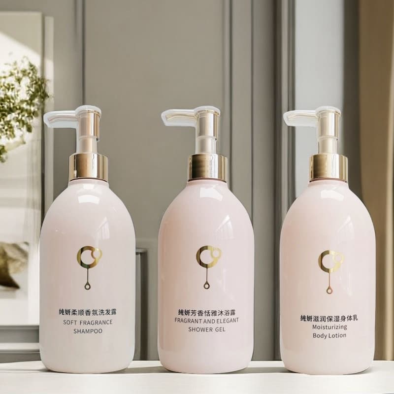 Shampoo de fragrância macia, conjunto de duas peças para lavagem corporal, fofo, melhora o Frizz, hidratante, hidratante