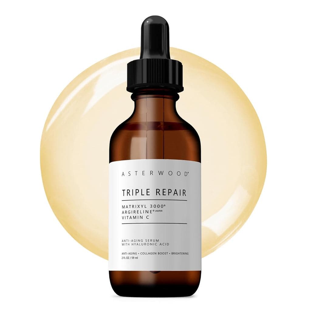 Sérum Peptídico de Reparação Tripla Asterwood, Matrixyl 3000, Argireline e Vitamina. C |   Minimiza Linhas Finas e Estim