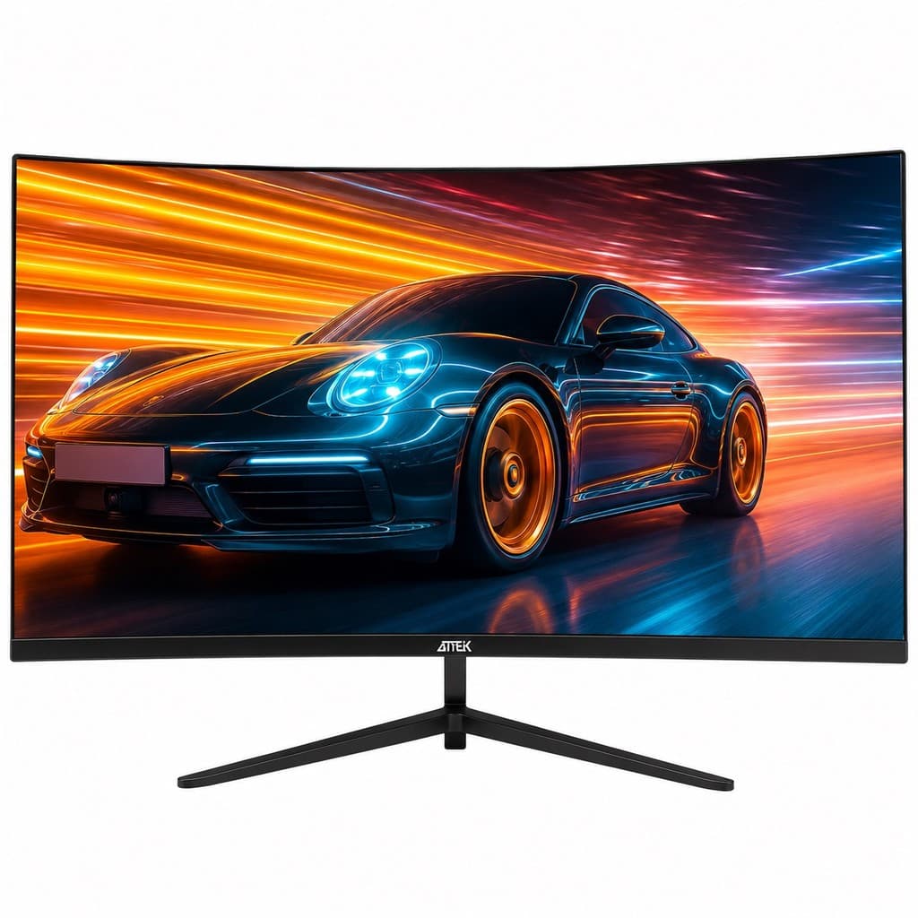 Monitor 27 Polegadas Curvo 1500R Gamer HVA Full HD 180Hz 1ms AMD FreeSync HDMI DisplayPort DELTA-M2712AC