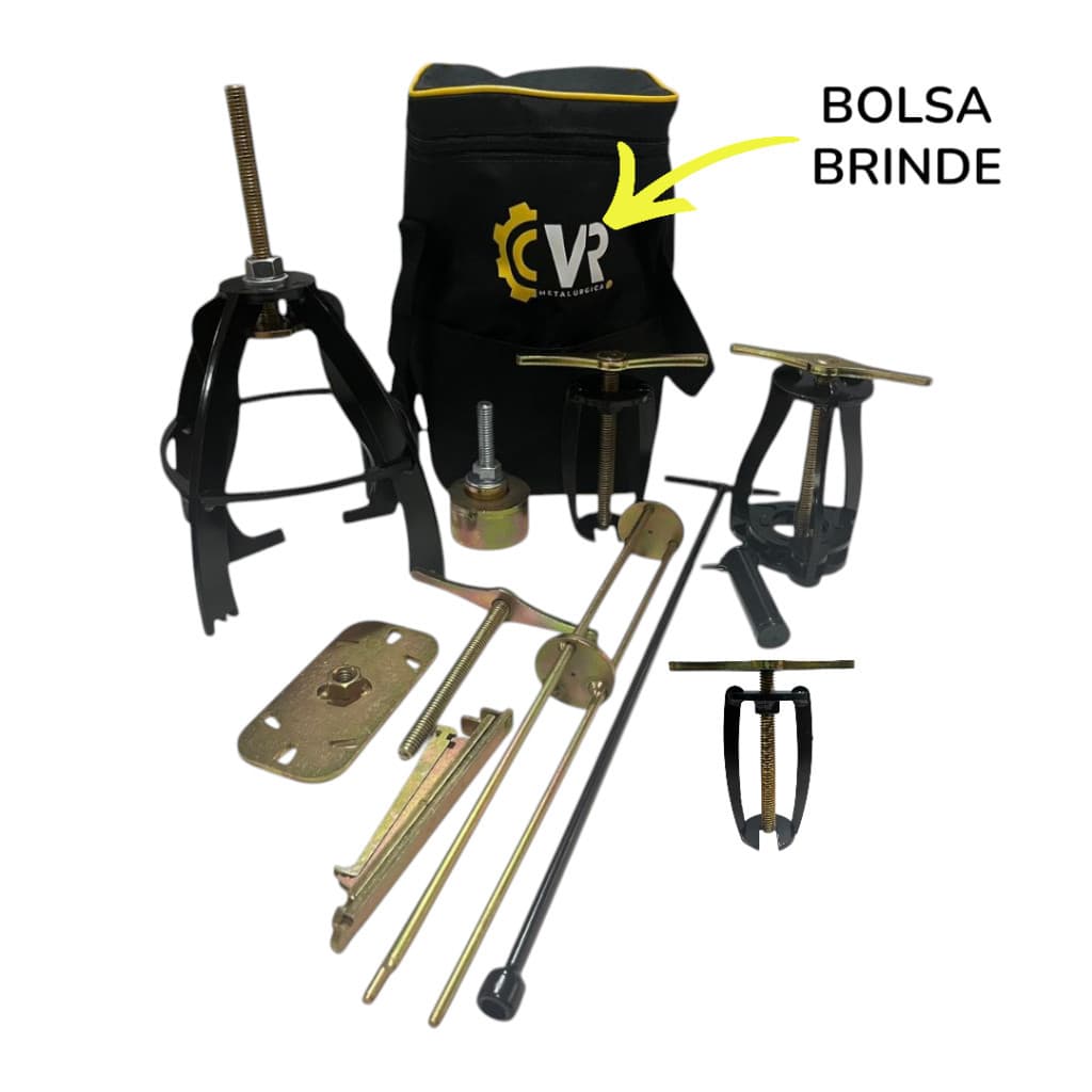 Kit Completo Ferramentas Máquina de Lavar com Bolsa Grátis 6 Itens Profissional Aço Reforçado